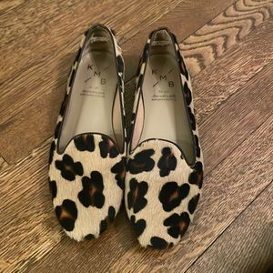 KMB Leopard Print Smoking Slippers